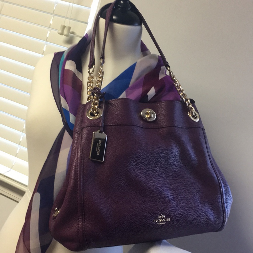 Coach Turnlock Edie Shoulder Bag